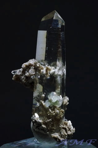 パナスケイラ鉱山産アパタイト付き水晶18