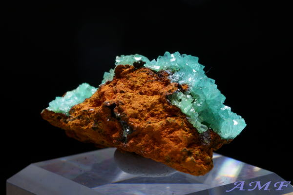 メキシコ・オハエラ鉱山産 キュプリアンアダマイトの綺麗な標本14