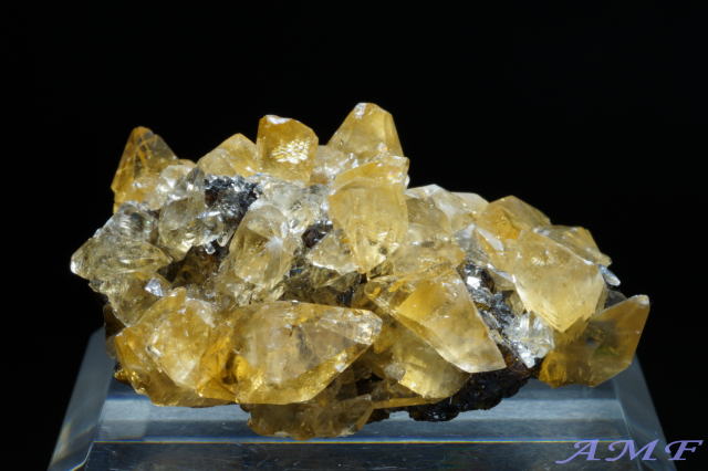 テネシー州エルムウッド鉱山産カルサイトonスファレライトの綺麗な標本111