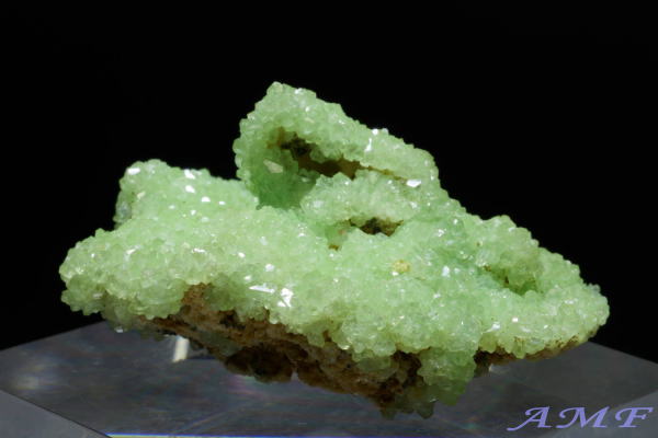 ナミビア・ツメブ鉱山産キュプリアンスミソナイトの綺麗な標本14