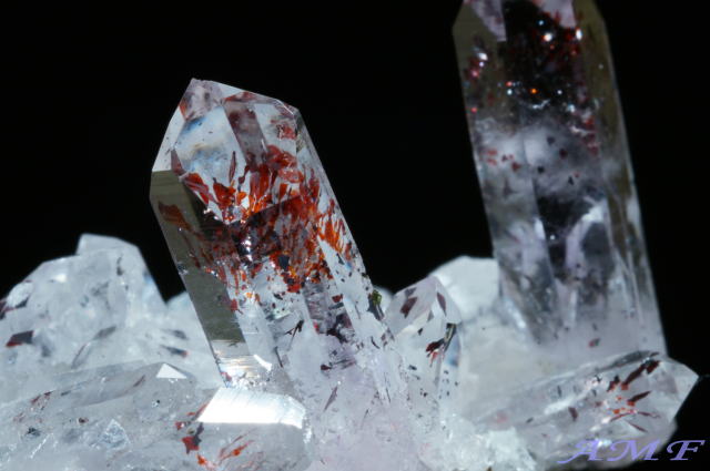 ナミビア・ブランドバーグ産レピドクロサイト入り水晶の綺麗な標本81